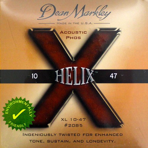 Струни для гітари DEAN MARKLEY 2085 HELIX ACOUSTIC PHOS XL (10-47)